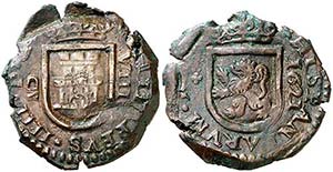 1621. Felipe IV.  (Madrid). 8 maravedís. ... 