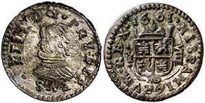 1661. Felipe IV.  (Madrid). Y. 8 maravedís. ... 