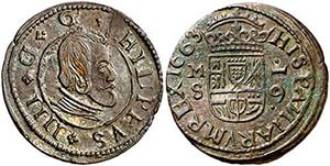 1663. Felipe IV. M (Madrid). S. 16 ... 