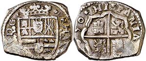 1650. Felipe IV.  (Madrid). /. 8 reales. ... 