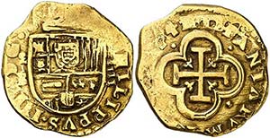 (16)44. Felipe IV.  (Madrid). IB. 4 escudos. ... 