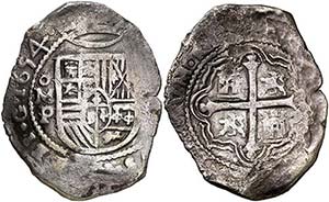 1654. Felipe IV. México. P. 8 reales. (Cal. ... 