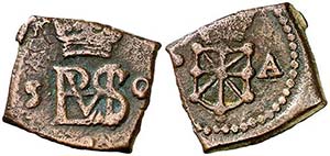 1650. Felipe IV. Pamplona. 1 cornado. (Cal. ... 