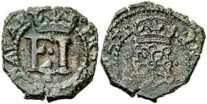 1624. Felipe IV. Pamplona. 4 cornados. (Cal. ... 