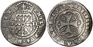 1651. Felipe IV. Pamplona. 2 reales. 6,71 g. ... 