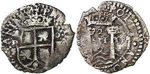 1652. Felipe IV. Potosí. E. 2 reales. (Cal. ... 