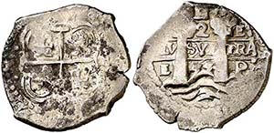 1655. Felipe IV. Potosí. E. 2 reales. (Cal. ... 