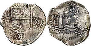 1652. Felipe IV. Potosí. E. 4 reales. (Cal. ... 