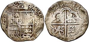1633. Felipe IV. Potosí. T. 8 reales. (Cal. ... 
