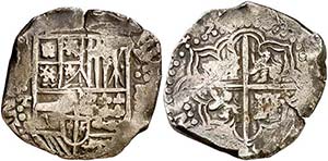 (16)45. Felipe IV. Potosí. T. 8 reales. ... 