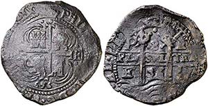 1656. Felipe IV. Potosí. E. 8 reales. (Cal. ... 
