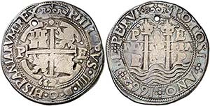 1662. Felipe IV. Potosí. E. 8 reales. (Cal. ... 