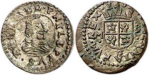 1661. Felipe IV. Trujillo. M. 8 maravedís. ... 
