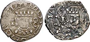 1642. Felipe IV. Valencia. 1 divuitè. (Cal. ... 
