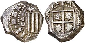 (1)651. Felipe IV. Zaragoza. 4 reales. (Cal. ... 