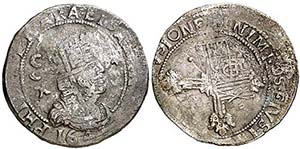 1641. Felipe IV. Cagliari. 10 reales. (Vti. ... 