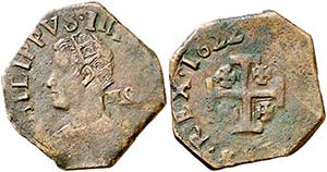 1622. Felipe IV. Nápoles. MC. 1 grano. ... 