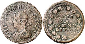 1622. Felipe IV. Nápoles. MC. 1 pública. ... 