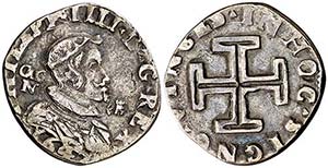 1647. Felipe IV. Nápoles. GAC/N. 15 granos. ... 