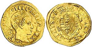 1626. Felipe IV. Nápoles. M/C/C. 1 escudo. ... 