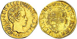 1627. Felipe IV. Nápoles. M/C/C. 1 escudo. ... 