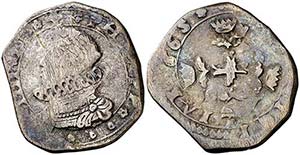 1665. Felipe IV. Messina. DG-V. 3 tari. ... 