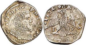 1624. Felipe IV. Messina. I-P. 4 tari. (Vti. ... 