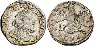 1632. Felipe IV. Messina. I-P. 4 tari. (Vti. ... 