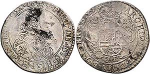 1634. Felipe IV. Amberes. 1/2 ducatón. ... 