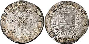 1632. Felipe IV. Amberes. 1 patagón. (Vti. ... 