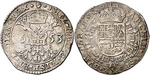 1653. Felipe IV. Amberes. 1 patagón. (Vti. ... 