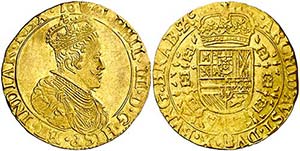 1641. Felipe IV. Amberes. Doble soberano. ... 