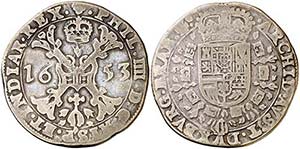 1653. Felipe IV. Bruselas. 1/2 patagón. ... 