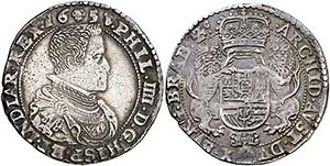 1651/0. Felipe IV. Bruselas. 1/2 ducatón. ... 