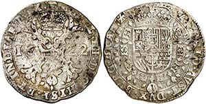 1622. Felipe IV. Bruselas. 1 patagón. (Vti. ... 