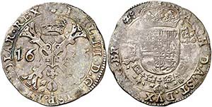 1635. Felipe IV. Bruselas. 1 patagón. (Vti. ... 