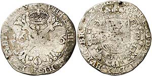 1636. Felipe IV. Bruselas. 1 patagón. (Vti. ... 