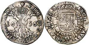 1656. Felipe IV. Bruselas. 1 patagón. (Vti. ... 