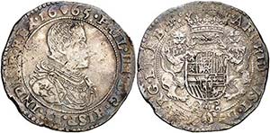 1665. Felipe IV. Bruselas. 1 ducatón. (Vti. ... 