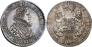 1623. Felipe IV. Bruselas. Doble ducatón. ... 