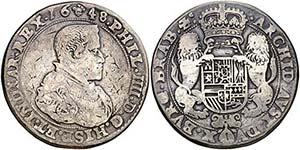 1648. Felipe IV. Bruselas. Doble ducatón. ... 