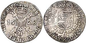 1628. Felipe IV. Maestricht. 1 patagón. ... 