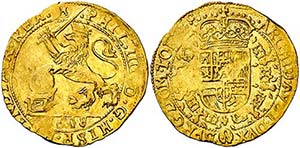 1648. Felipe IV. Tournai. 1 soberano (león ... 