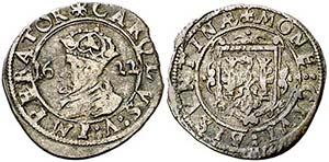 1622. Felipe IV. Besançon. 1 carlos. (Vti. ... 