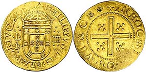 s/d. Felipe IV. Lisboa. 4 cruzados (1600 ... 