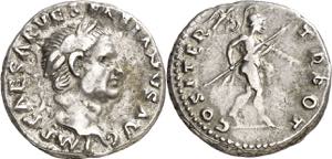(70 d.C.). Vespasiano. Denario. (Spink ... 