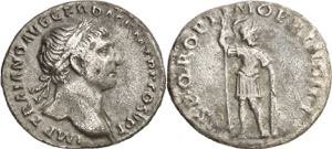 (107 d.C.). Trajano. Denario. (Spink 3158 ... 