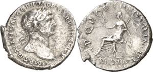 (116 d.C.). Trajano. Denario. (Spink 3172 ... 