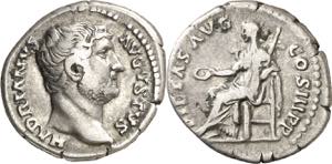 (129-130 d.C.). Adriano. Denario. (Spink ... 