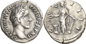 (148-149 d.C.). Antonino pío. Denario. ... 